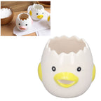 Egg White Yolk Separator Egg Liquid Separation Egg White Liquid Filter Yolk Separation Yellow