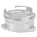 54mm Coffee Portafilter Dosing Funnel Aluminum Alloy Rotatable Dosing Funnel Coffee Machine Accessories Silver