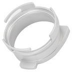54mm Coffee Portafilter Dosing Funnel Aluminum Alloy Rotatable Dosing Funnel Coffee Machine Accessories Silver