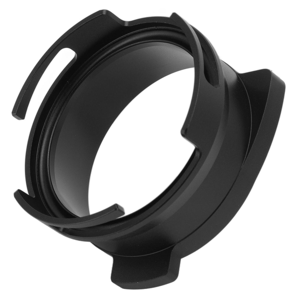 54mm Coffee Portafilter Dosing Funnel Aluminum Alloy Rotatable Dosing Funnel Coffee Machine Accessories Black