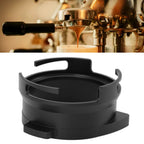 54mm Coffee Portafilter Dosing Funnel Aluminum Alloy Rotatable Dosing Funnel Coffee Machine Accessories Black
