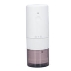 Electric Coffee Grinder Home Travel Portable USB Rechargeable Wireless Mini Electric Automatic Cone Coffee Grinder White