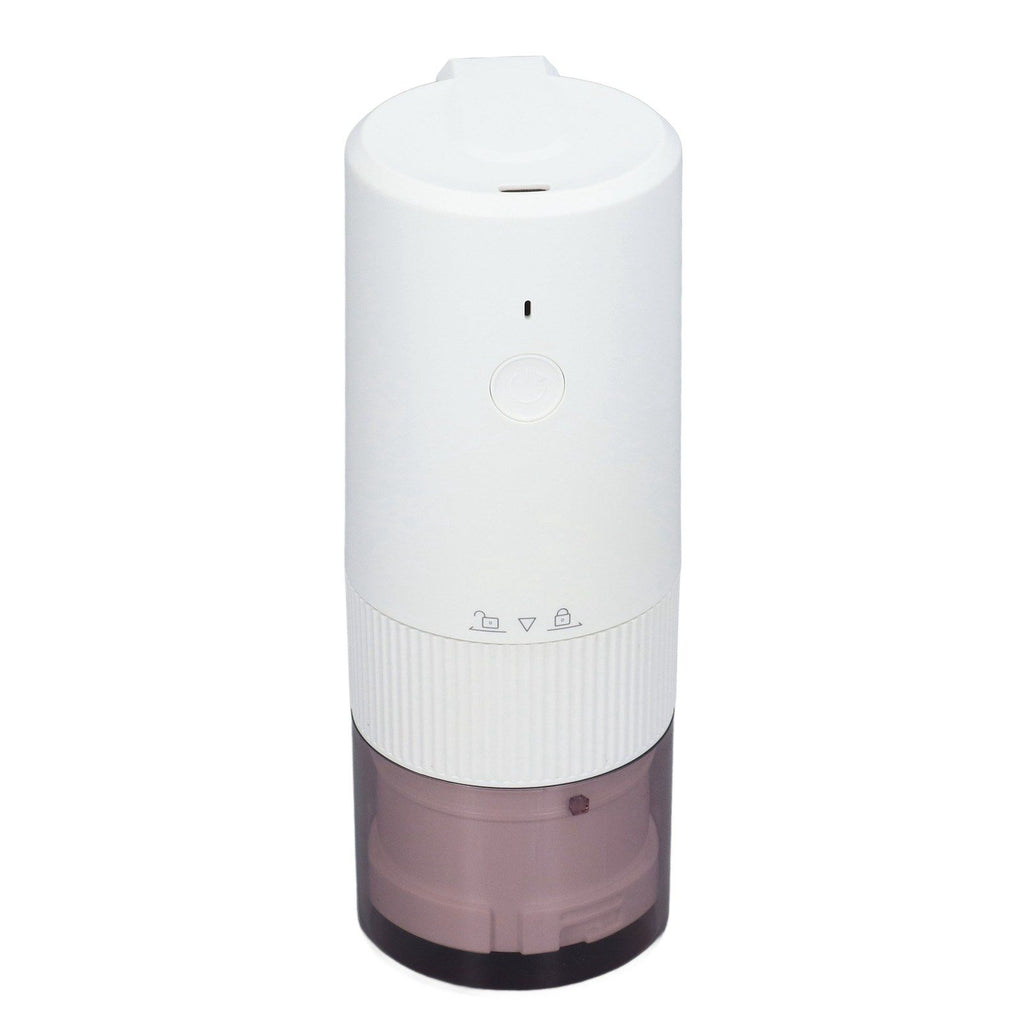 Electric Coffee Grinder Home Travel Portable USB Rechargeable Wireless Mini Electric Automatic Cone Coffee Grinder White
