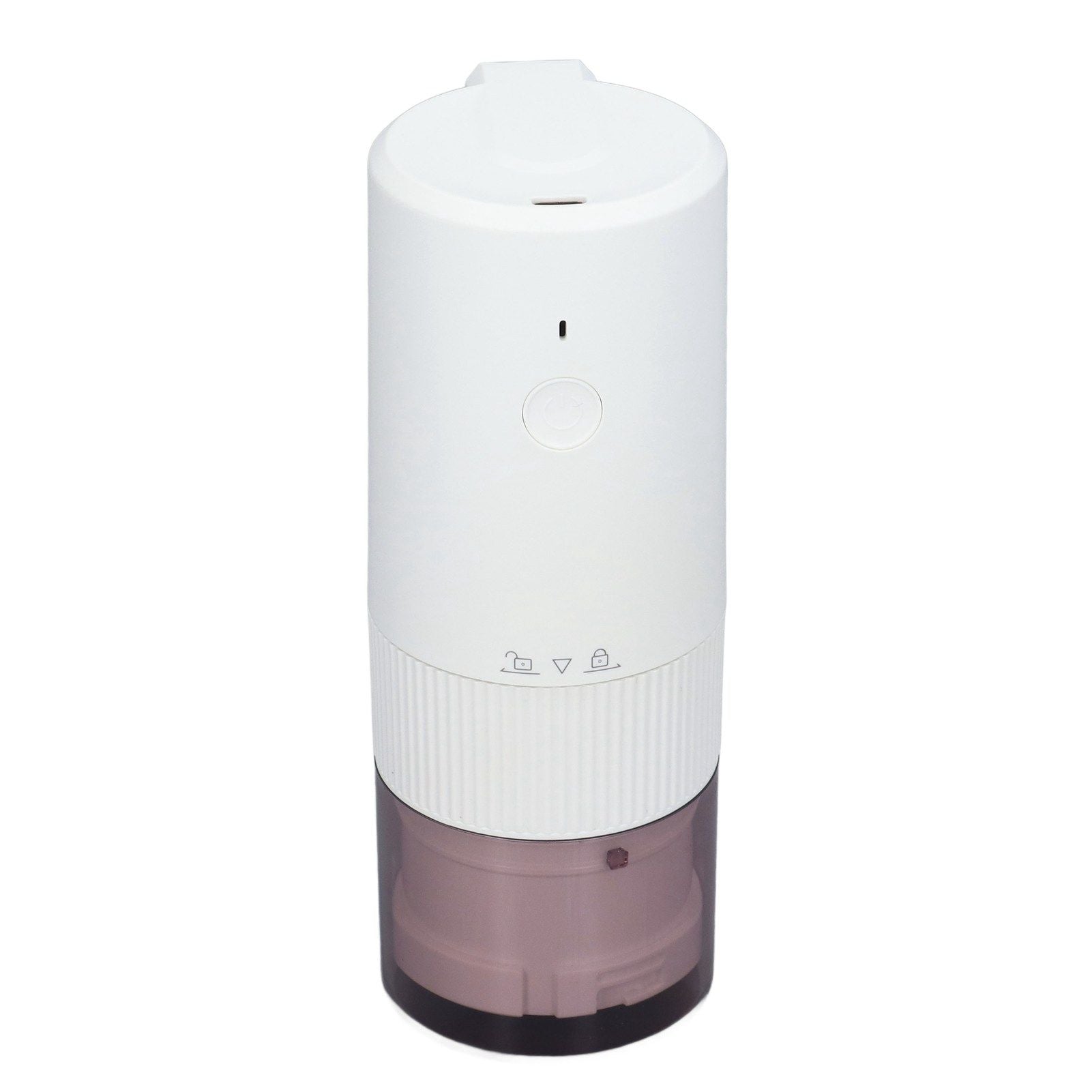 Electric Coffee Grinder Home Travel Portable USB Rechargeable Wireless Mini Electric Automatic Cone Coffee Grinder White