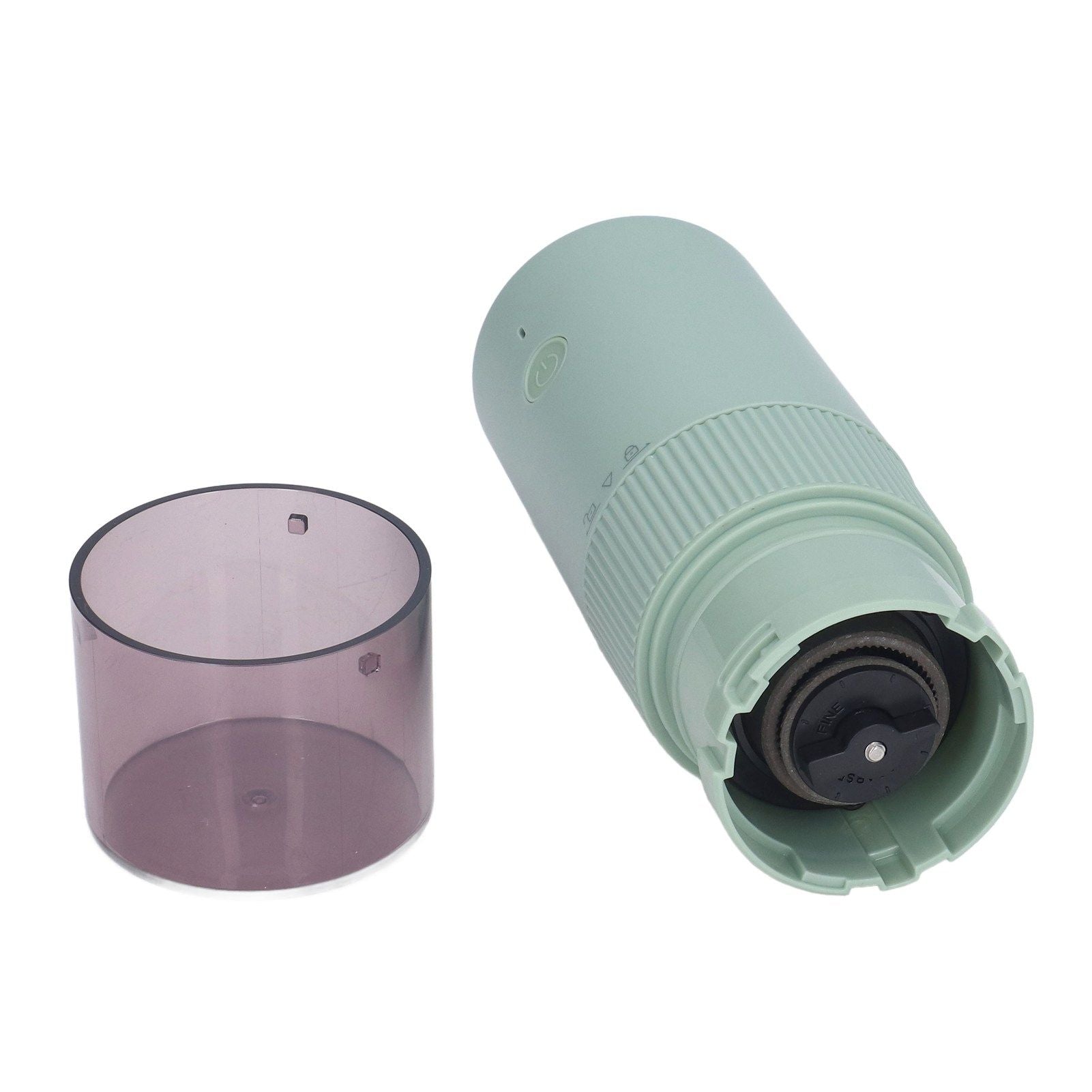 Electric Coffee Grinder Home Travel Portable USB Rechargeable Wireless Mini Electric Automatic Cone Coffee Grinder Green