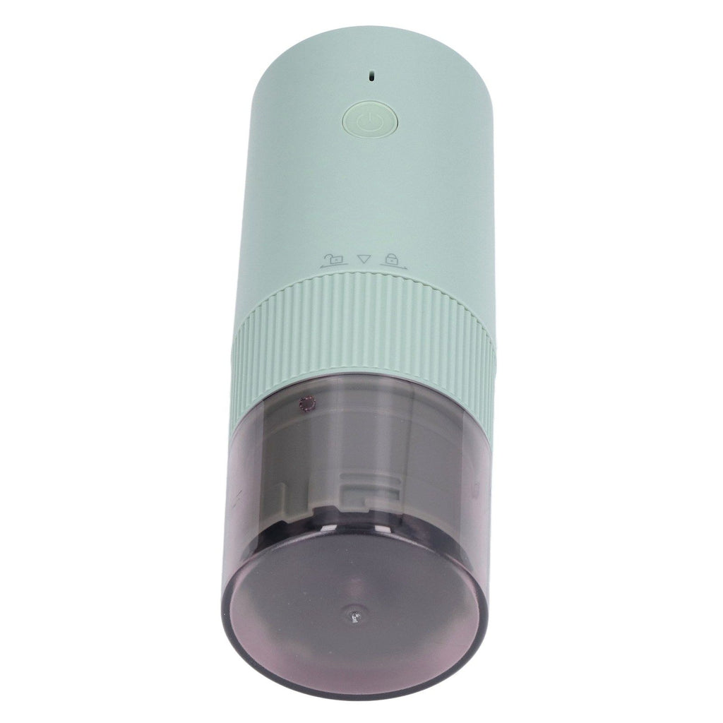 Electric Coffee Grinder Home Travel Portable USB Rechargeable Wireless Mini Electric Automatic Cone Coffee Grinder Green