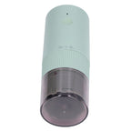 Electric Coffee Grinder Home Travel Portable USB Rechargeable Wireless Mini Electric Automatic Cone Coffee Grinder Green