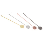 4pcs Stainless Steel Cocktail Layering Stick Coffee Beverage Stirrers Stick for Restaurants Milk Tea Shop