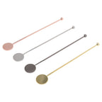 4pcs Stainless Steel Cocktail Layering Stick Coffee Beverage Stirrers Stick for Restaurants Milk Tea Shop