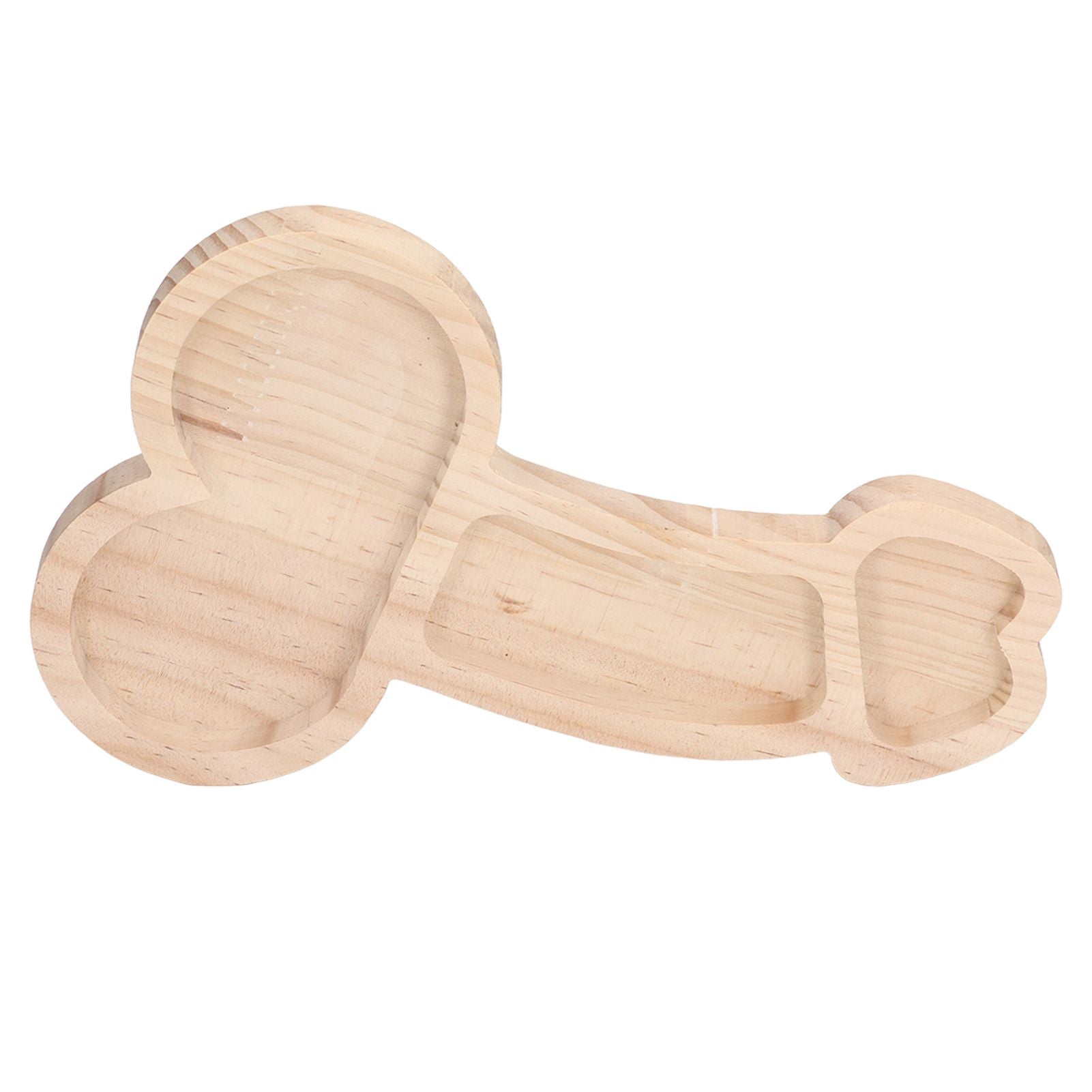 Cheese Plate Novelty 40cm Large Practical Beech Wood Picnic Board Food Platter for Gift Anniversary Party for Restaurant Left