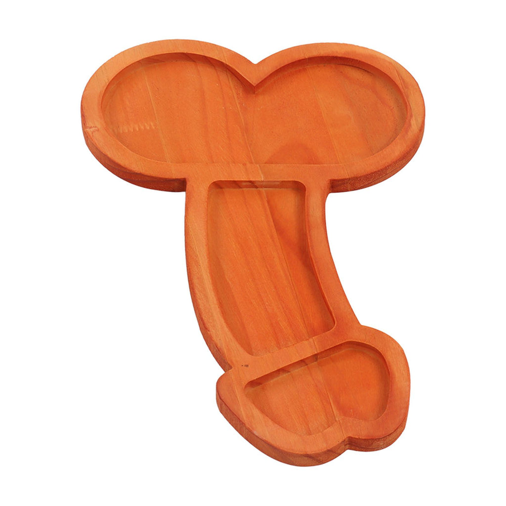 Aperitif Board 15.7in Eco Friendly Wood Nontoxic Odorless BPA Free Large Space Charcuterie Board for Steak Deli Cake Left