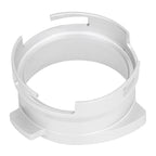 54mm Coffee Portafilter Dosing Funnel Aluminum Alloy Rotatable Dosing Funnel for Coffee Machine Silver