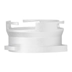 54mm Coffee Portafilter Dosing Funnel Aluminum Alloy Rotatable Dosing Funnel for Coffee Machine Silver