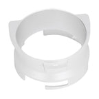 54mm Coffee Portafilter Dosing Funnel Aluminum Alloy Rotatable Dosing Funnel for Coffee Machine Silver