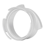 54mm Coffee Portafilter Dosing Funnel Aluminum Alloy Rotatable Dosing Funnel for Coffee Machine Silver