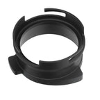 54mm Coffee Portafilter Dosing Funnel Aluminum Alloy Rotatable Dosing Funnel for Coffee Machine Black