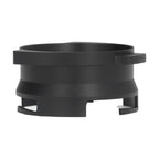 54mm Coffee Portafilter Dosing Funnel Aluminum Alloy Rotatable Dosing Funnel for Coffee Machine Black