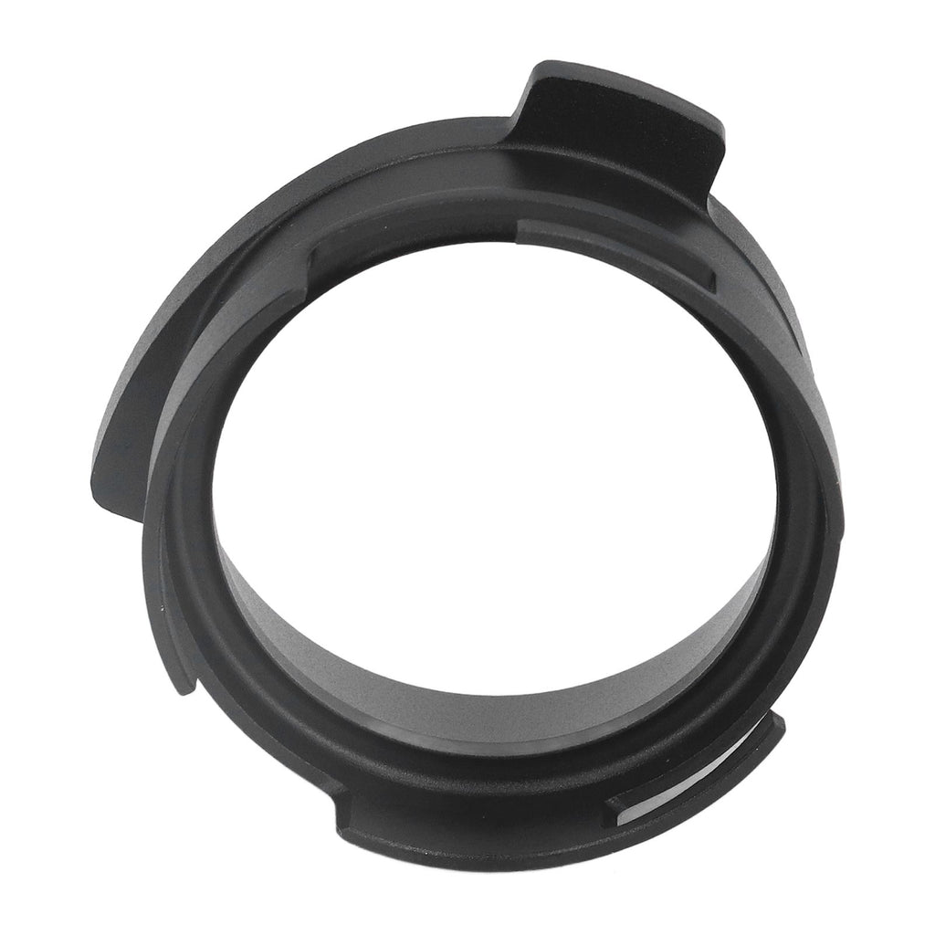 54mm Coffee Portafilter Dosing Funnel Aluminum Alloy Rotatable Dosing Funnel for Coffee Machine Black