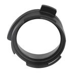 54mm Coffee Portafilter Dosing Funnel Aluminum Alloy Rotatable Dosing Funnel for Coffee Machine Black
