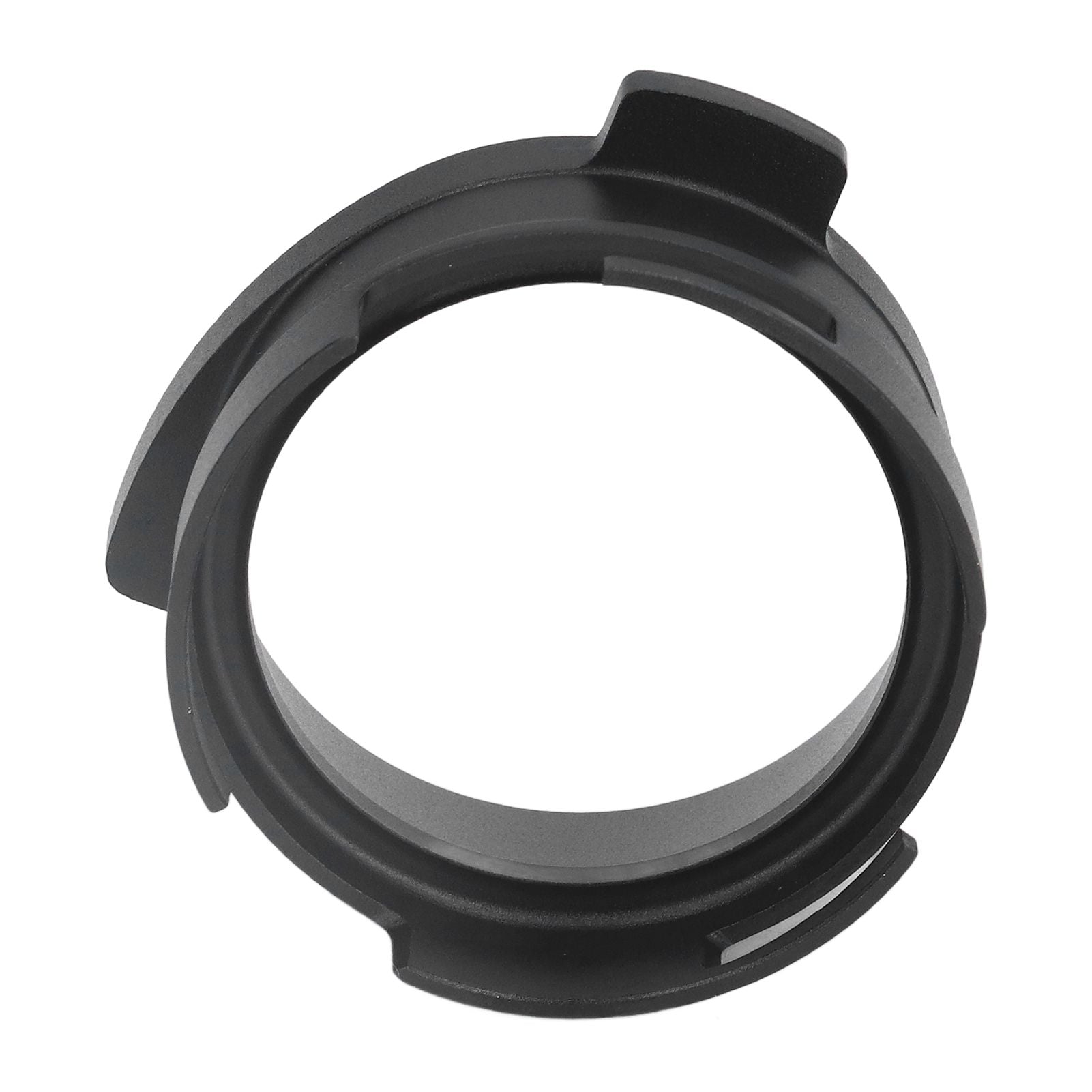 54mm Coffee Portafilter Dosing Funnel Aluminum Alloy Rotatable Dosing Funnel for Coffee Machine Black