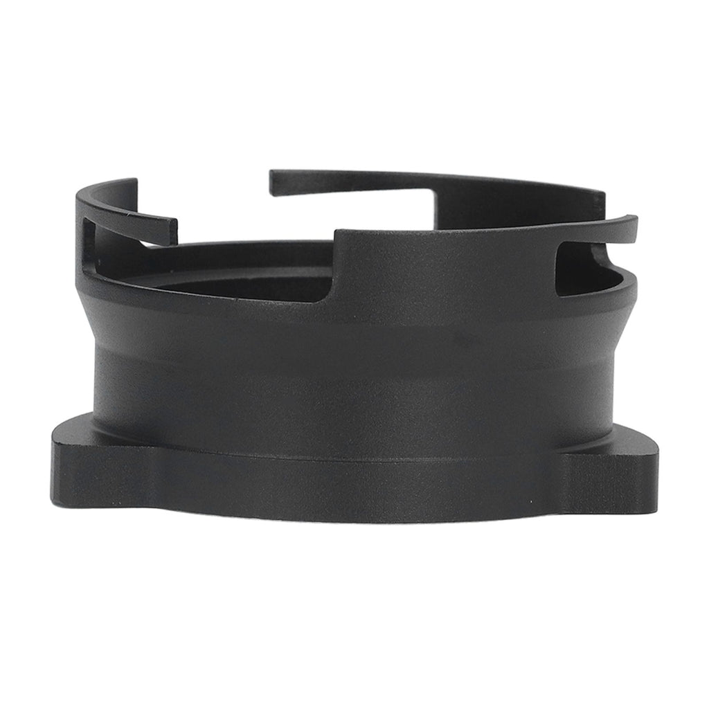 54mm Coffee Portafilter Dosing Funnel Aluminum Alloy Rotatable Dosing Funnel for Coffee Machine Black