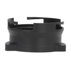 54mm Coffee Portafilter Dosing Funnel Aluminum Alloy Rotatable Dosing Funnel for Coffee Machine Black
