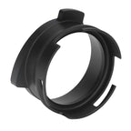 54mm Coffee Portafilter Dosing Funnel Aluminum Alloy Rotatable Dosing Funnel for Coffee Machine Black