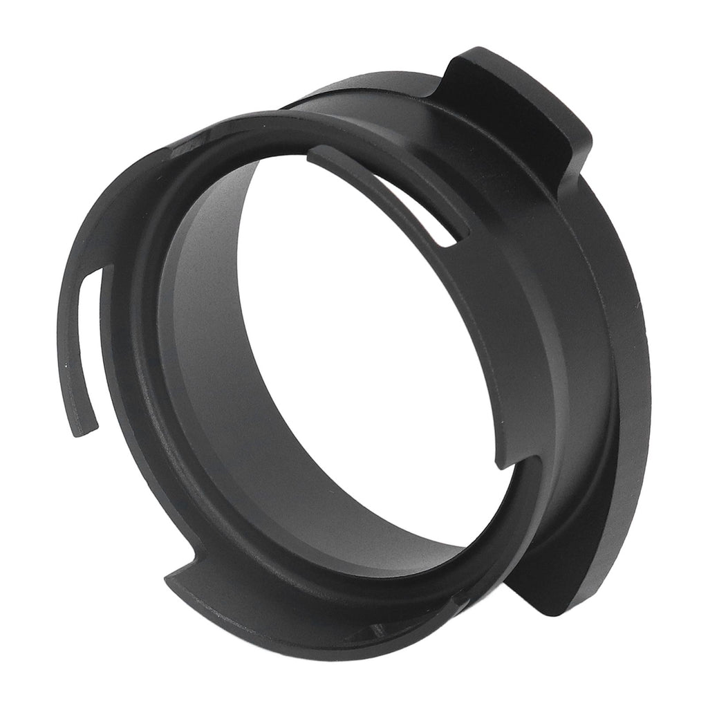 54mm Coffee Portafilter Dosing Funnel Aluminum Alloy Rotatable Dosing Funnel for Coffee Machine Black