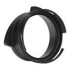 54mm Coffee Portafilter Dosing Funnel Aluminum Alloy Rotatable Dosing Funnel for Coffee Machine Black