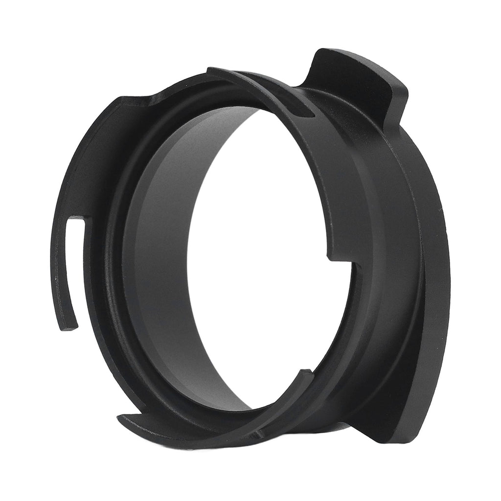 54mm Coffee Portafilter Dosing Funnel Aluminum Alloy Rotatable Dosing Funnel for Coffee Machine Black