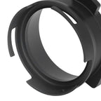 54mm Coffee Portafilter Dosing Funnel Aluminum Alloy Rotatable Dosing Funnel for Coffee Machine Black