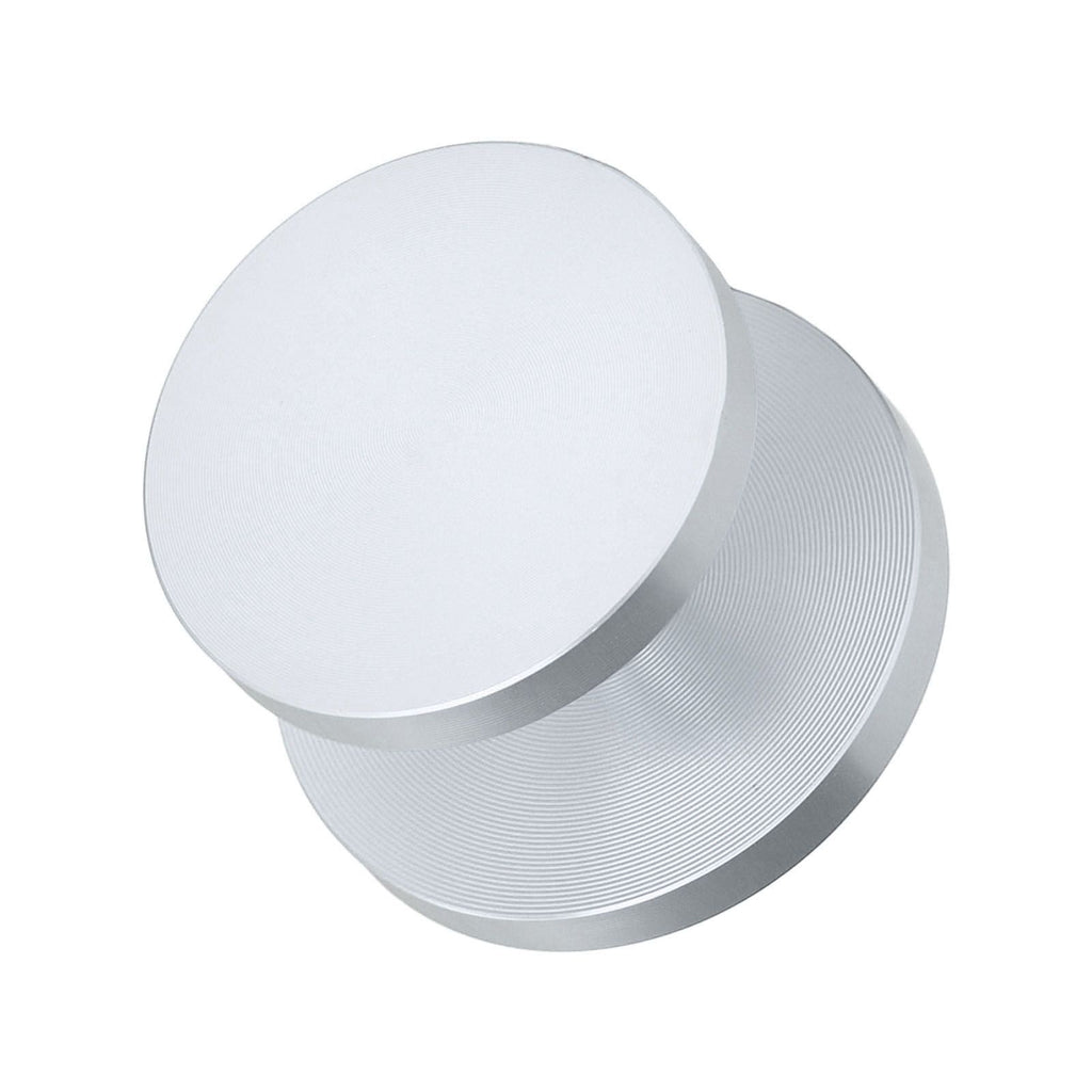 Double Head Coffee Powder Tamper Non Corrosive Aluminum Dual Sided Coffee Powder Hammer for Coffee Silver