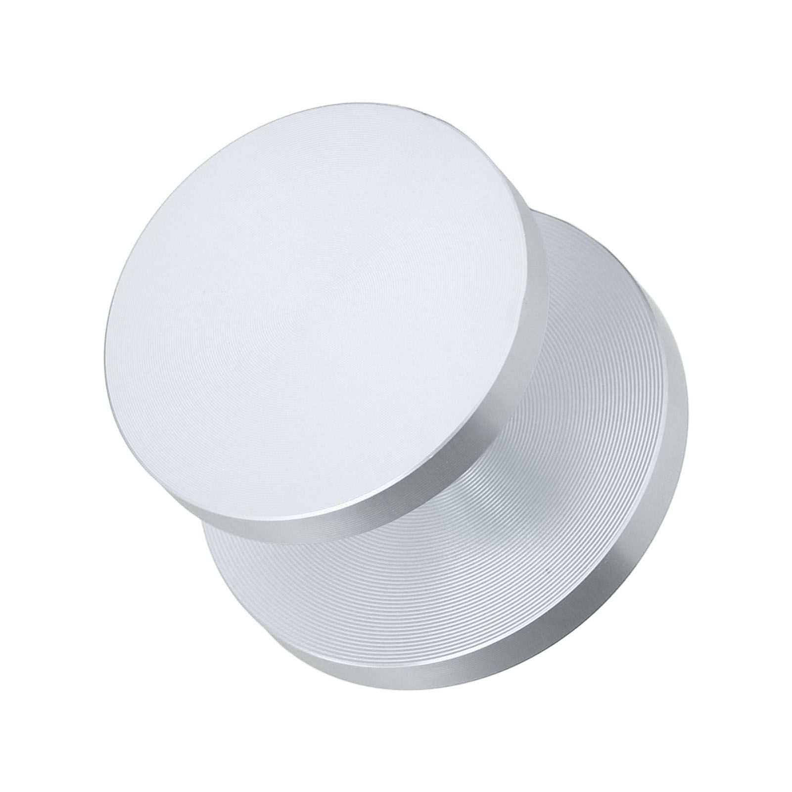 Double Head Coffee Powder Tamper Non Corrosive Aluminum Dual Sided Coffee Powder Hammer for Coffee Silver