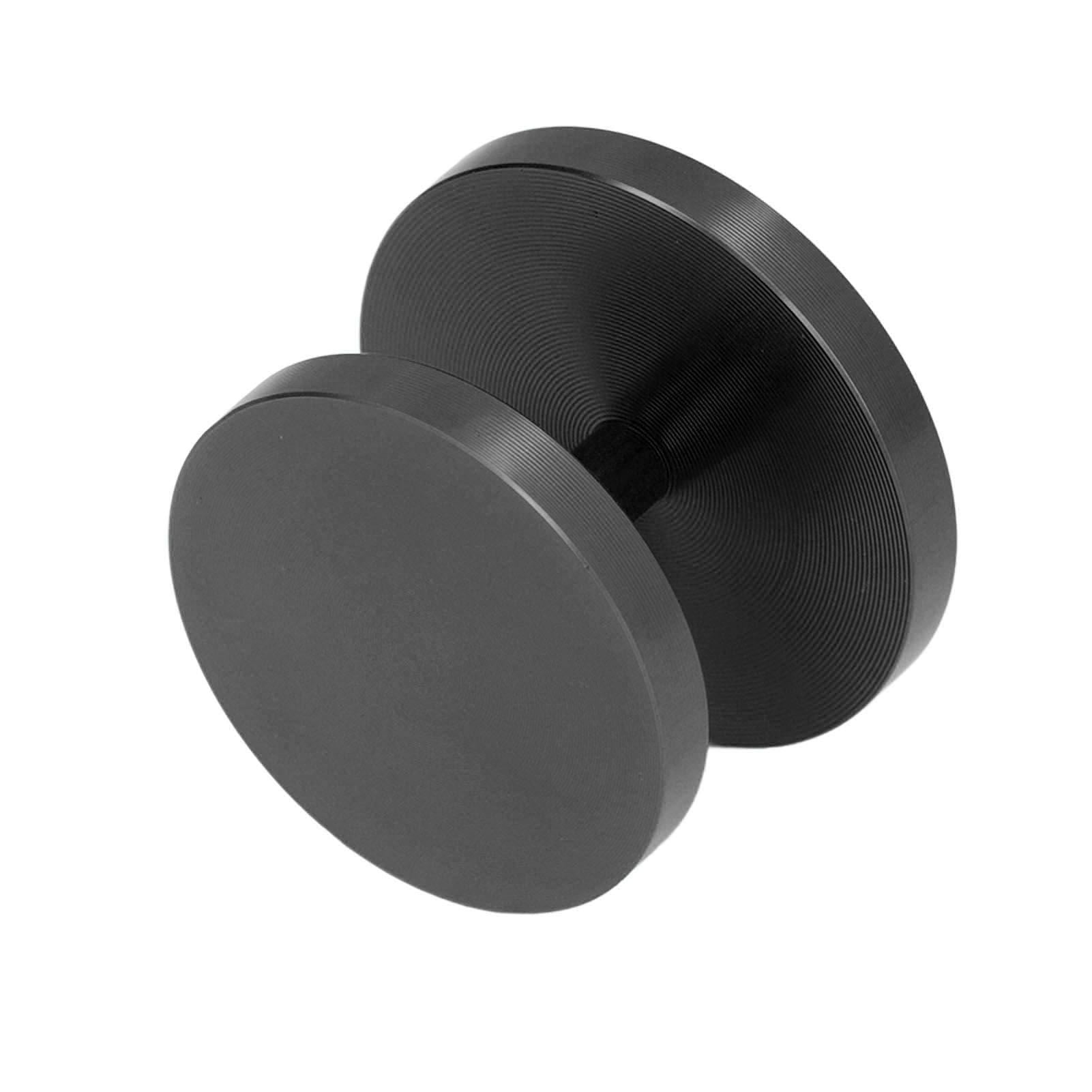Double Head Coffee Powder Tamper Non Corrosive Aluminum Dual Sided Coffee Powder Hammer for Coffee Black