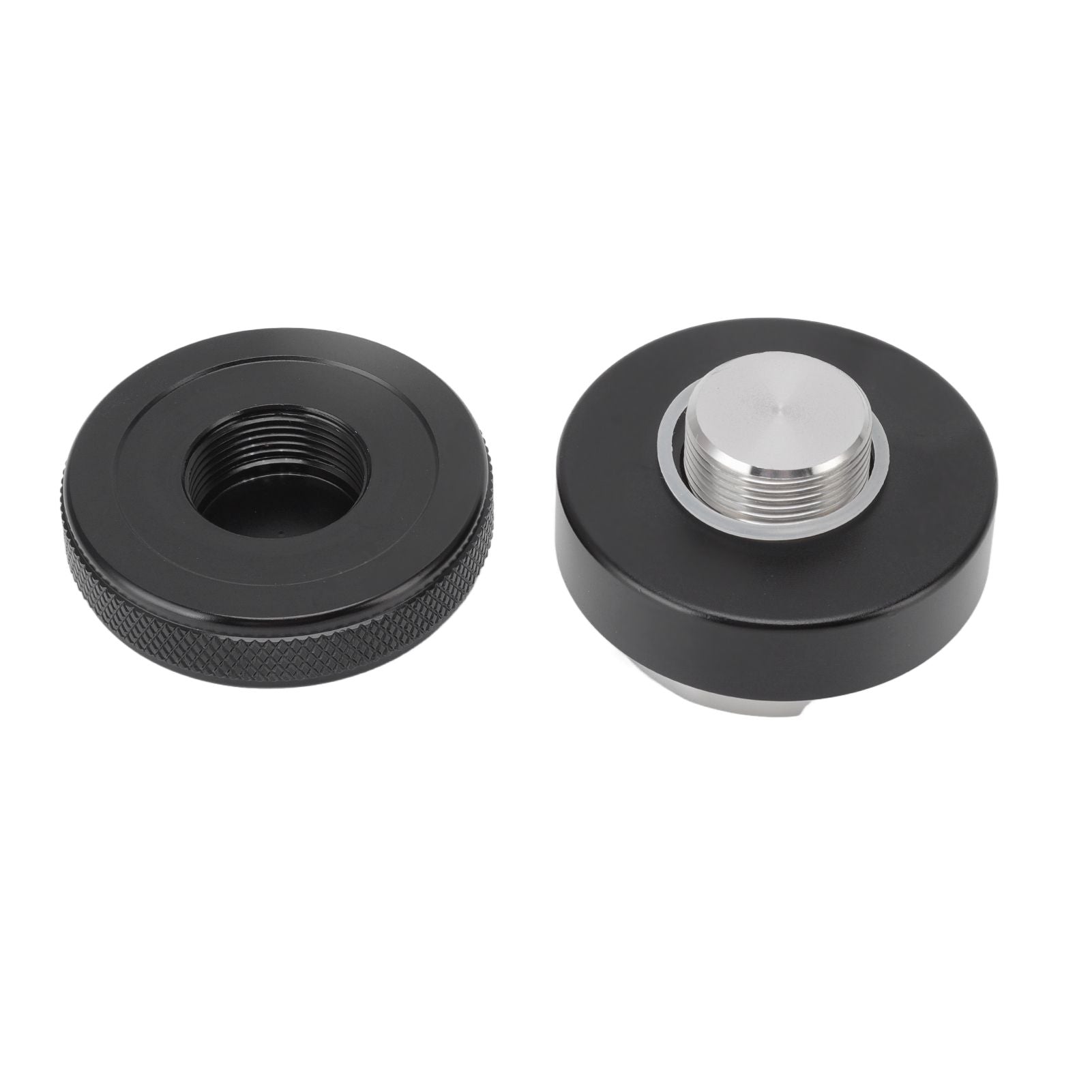 Coffee Distributor Adjustable Depth Tamper Press Hammer Distribution Tool for Home Office 53mm / 2.09in
