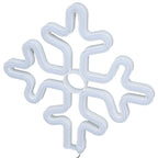 70in Neon Sign Romantic Christmas Snowflake Battery USB Powered LED Neon Light Decoration for Christmas Decoration 5V