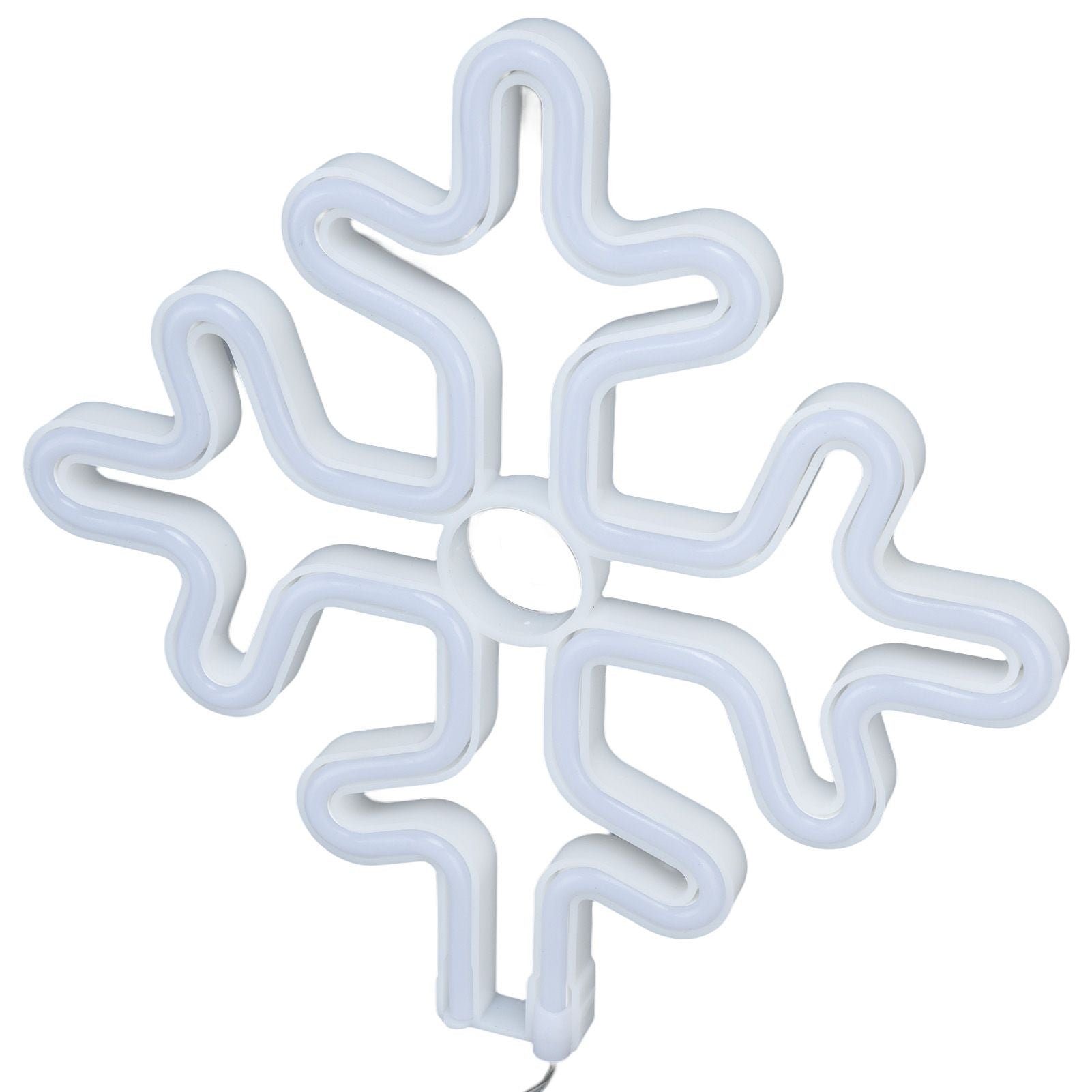 70in Neon Sign Romantic Christmas Snowflake Battery USB Powered LED Neon Light Decoration for Christmas Decoration 5V