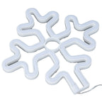 70in Neon Sign Romantic Christmas Snowflake Battery USB Powered LED Neon Light Decoration for Christmas Decoration 5V