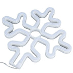 70in Neon Sign Romantic Christmas Snowflake Battery USB Powered LED Neon Light Decoration for Christmas Decoration 5V