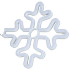 70in Neon Sign Romantic Christmas Snowflake Battery USB Powered LED Neon Light Decoration for Christmas Decoration 5V