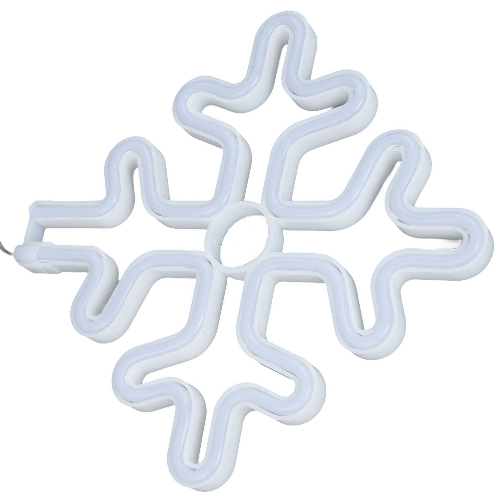70in Neon Sign Romantic Christmas Snowflake Battery USB Powered LED Neon Light Decoration for Christmas Decoration 5V