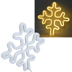 70in Neon Sign Romantic Christmas Snowflake Battery USB Powered LED Neon Light Decoration for Christmas Decoration 5V