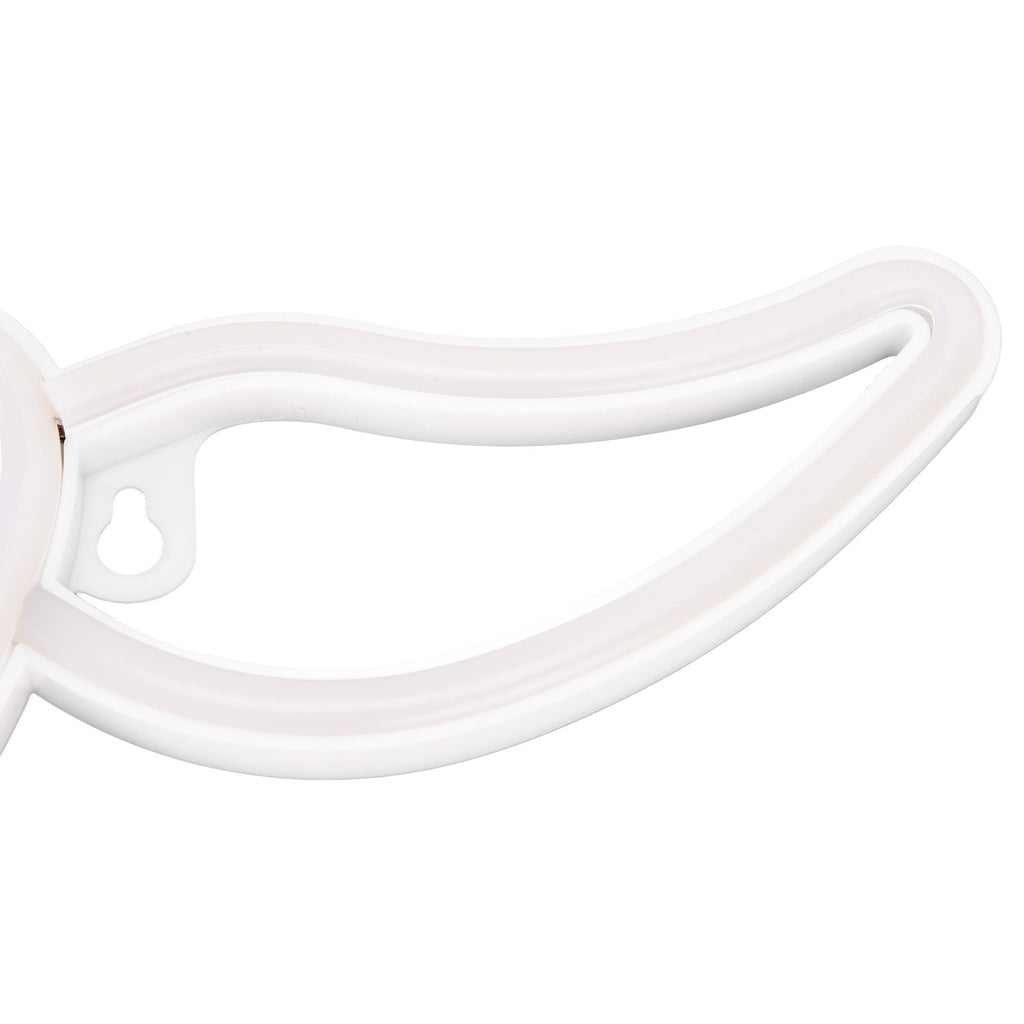 Heart Shaped Neon Light Safe Energy Saving Dual Power Heart Shaped Wings Neon Sign for Valentine's Day Wedding(Warm White Light Pink Light )