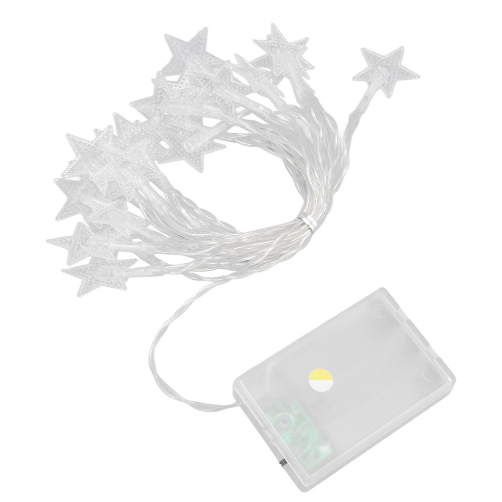 String Lights 20 LED Beads 3meters Indoor Decorative Light Star Shape Bulb Warm Light for Bed Room Living Room