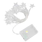 String Lights 20 LED Beads 3meters Indoor Decorative Light Star Shape Bulb Warm Light for Bed Room Living Room