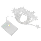 String Lights 20 LED Beads 3meters Indoor Decorative Light Star Shape Bulb Warm Light for Bed Room Living Room