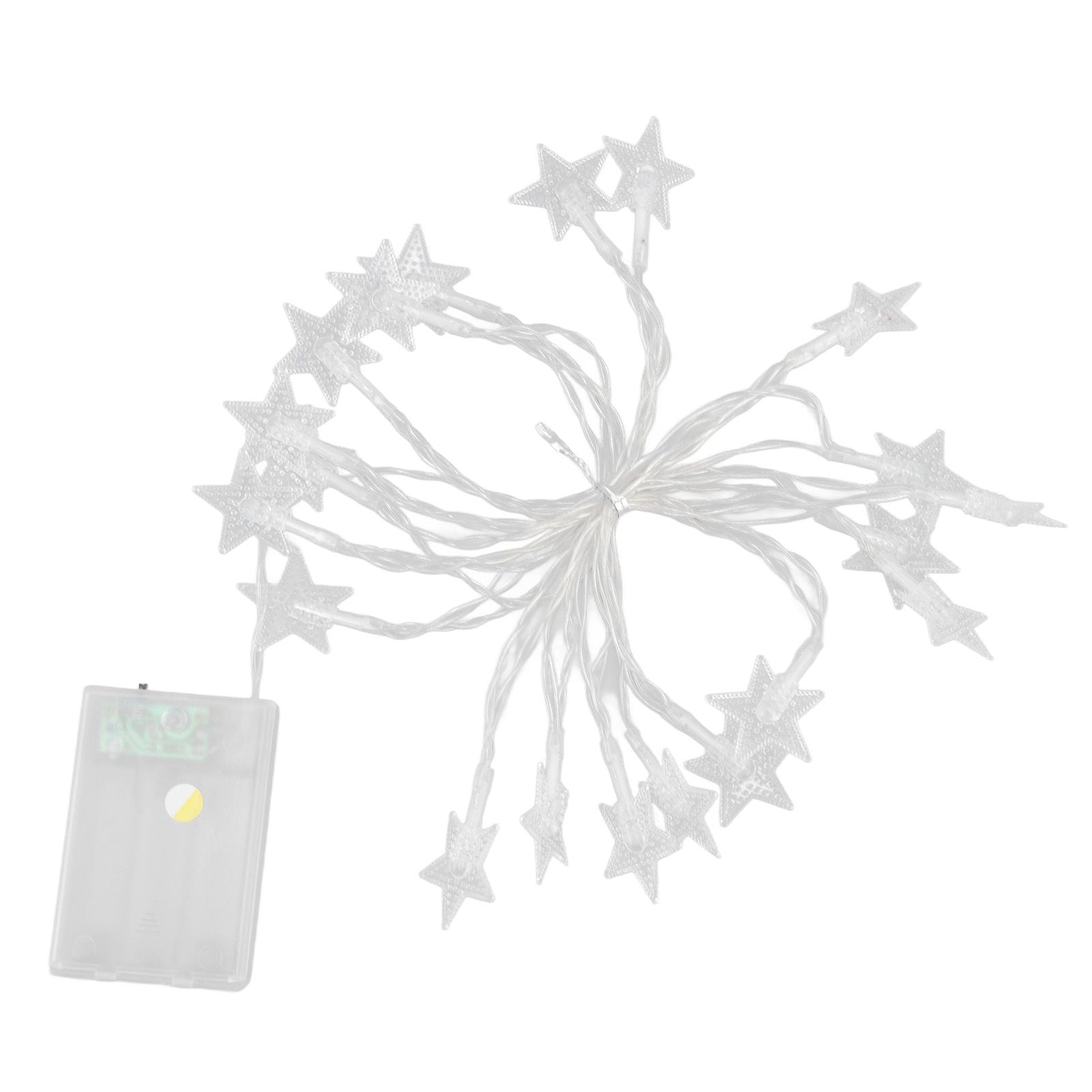 String Lights 20 LED Beads 3meters Indoor Decorative Light Star Shape Bulb Warm Light for Bed Room Living Room