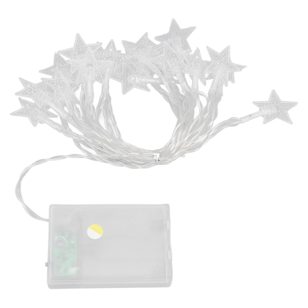 String Lights 20 LED Beads 3meters Indoor Decorative Light Star Shape Bulb Warm Light for Bed Room Living Room