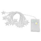 String Lights 20 LED Beads 3meters Indoor Decorative Light Star Shape Bulb Warm Light for Bed Room Living Room