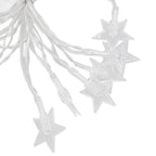 String Lights 20 LED Beads 3meters Indoor Decorative Light Star Shape Bulb Warm Light for Bed Room Living Room